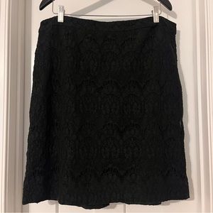 *Final price* J. CREW FACTORY black lace skirt size 18